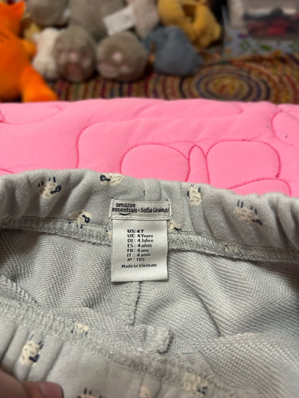 KIDS SHEEP PRINT MATCHING SET - Picture 6 of 7